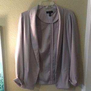 Soft touch grey blazer